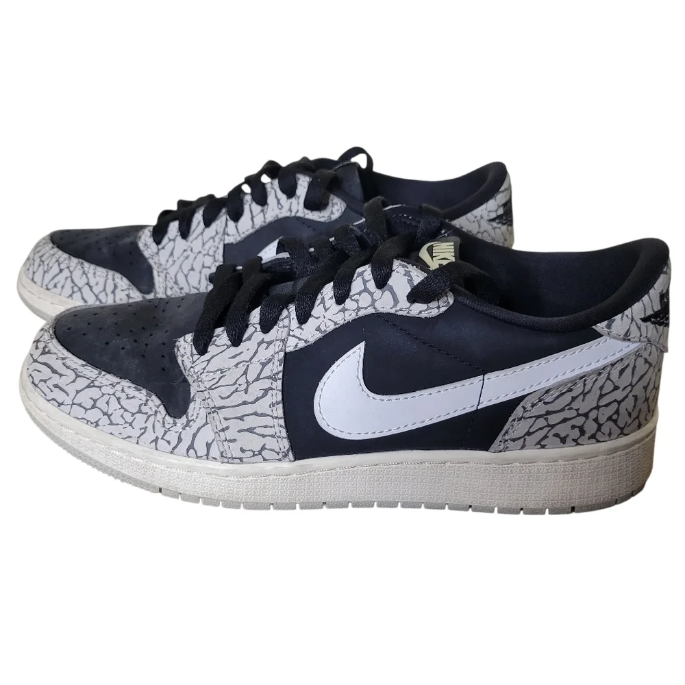 Nike Jordan 1 Retro Low OG GS Black Cement Air Jordan